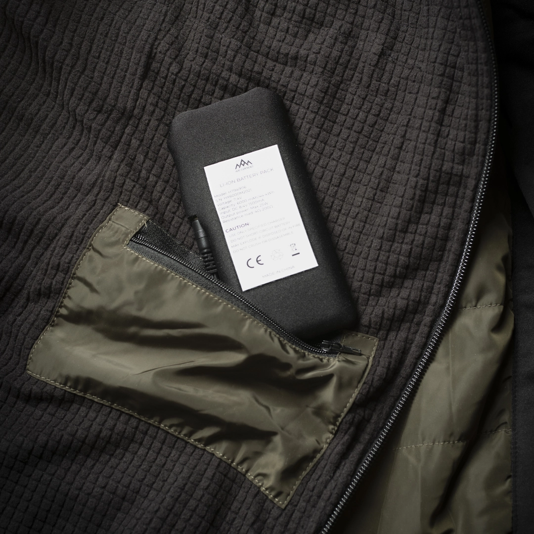 HeatX - Lämmitettävä liivi Jakt Dam – Vihreä/Musta