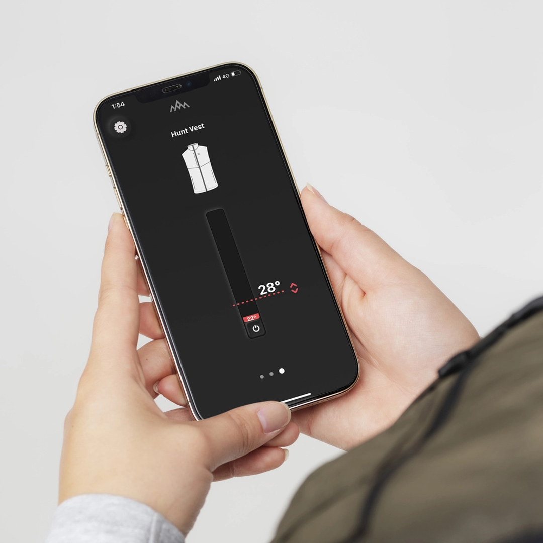 HeatX - Lämmitettävä liivi Jakt Herr V2 – Oliivinvihreä