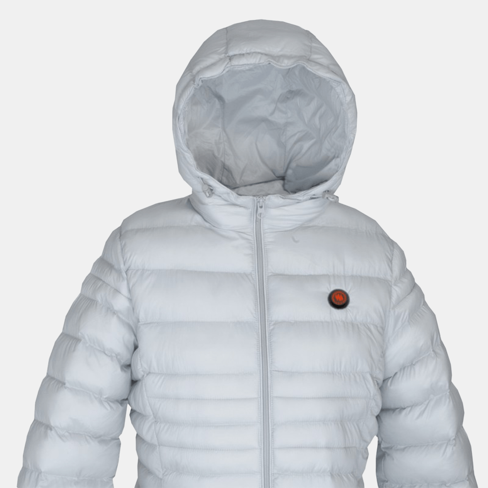 Glovii - Värmejacka Dam Ljusgrå - Nordiq Heat