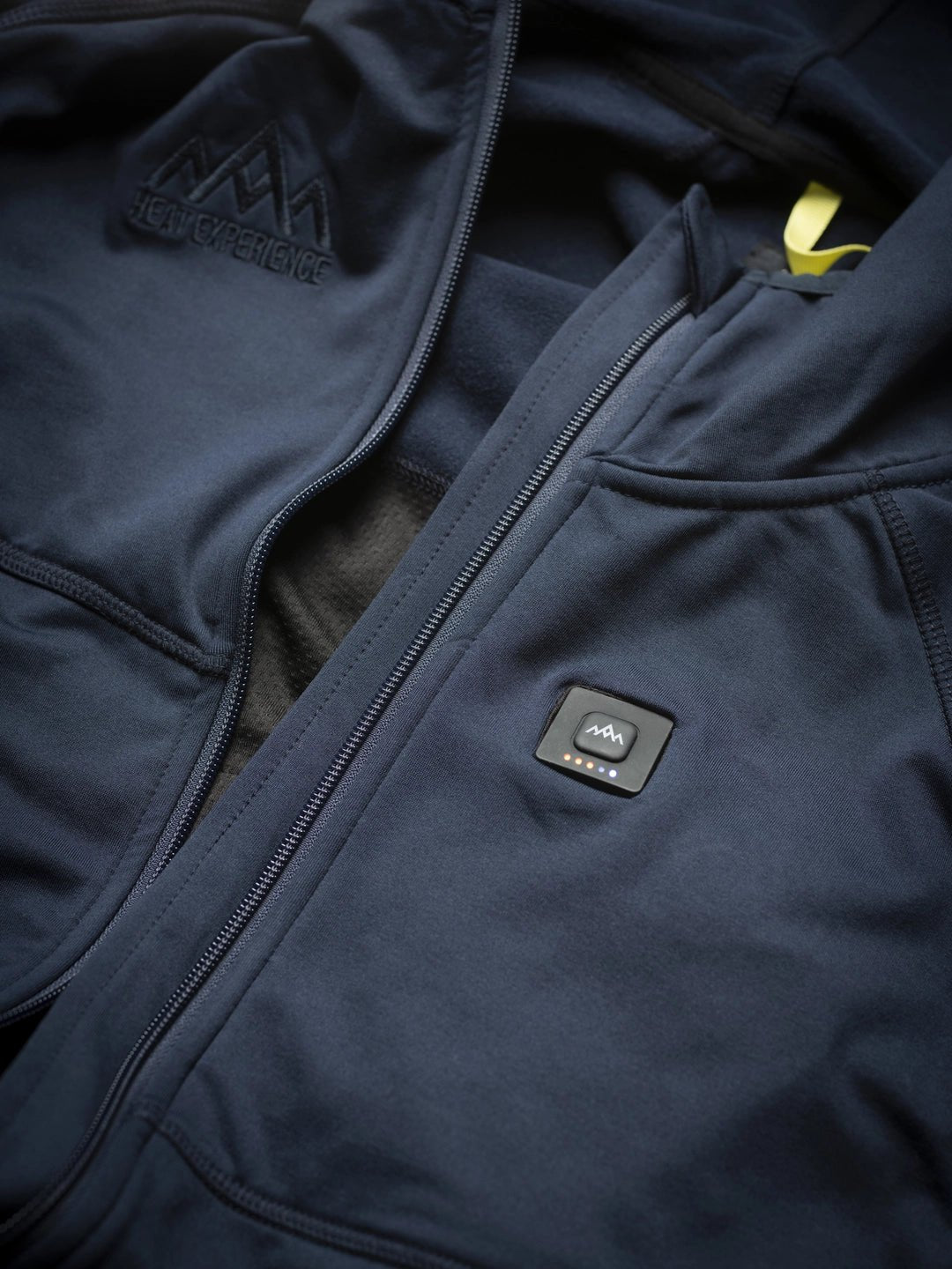 HeatX - Heated Anyday Zipfleece Dam Navy/Blå - Nordiq Heat
