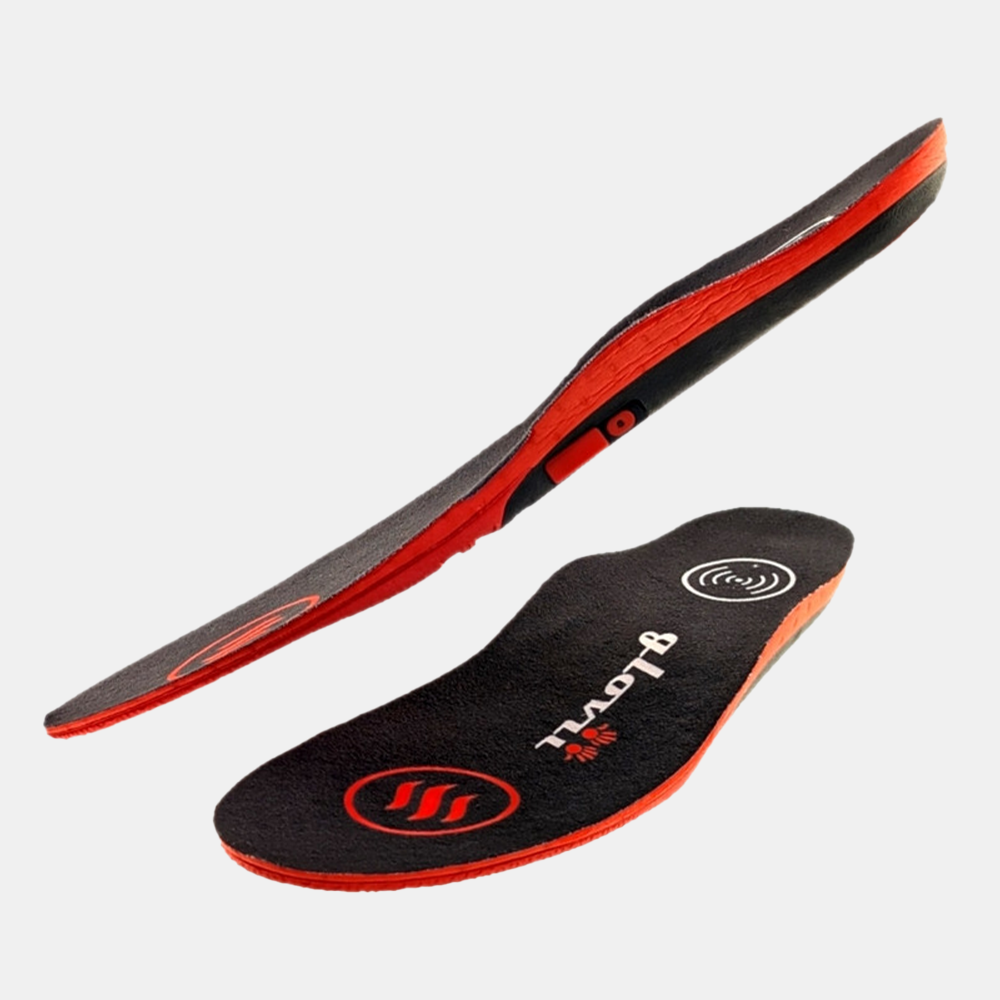 Glovii - Lämmitettävät pohjalliset kaukosäätimellä ja langattomalla latauksella