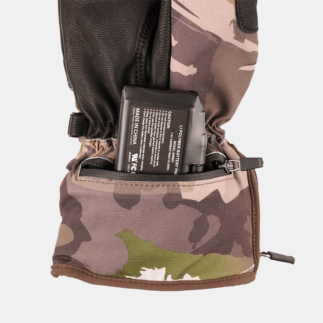 Savior Heat - Camouflage Värmehandskar för Jakt - Nordiq Heat