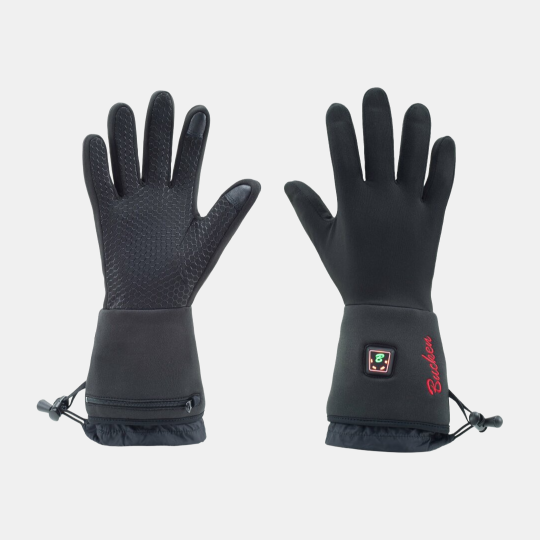 Bucken – Supertunna Lämmitettävät hanskat paristoilla & USB-latauksella