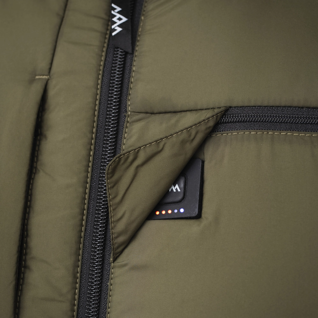 HeatX - Lämmitettävä liivi Jakt Herr V2 – Oliivinvihreä
