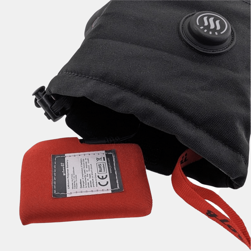 Glovii - 2-i-1 Värmehandskar med Avtagbart Isolerande Överdrag - Nordiq Heat