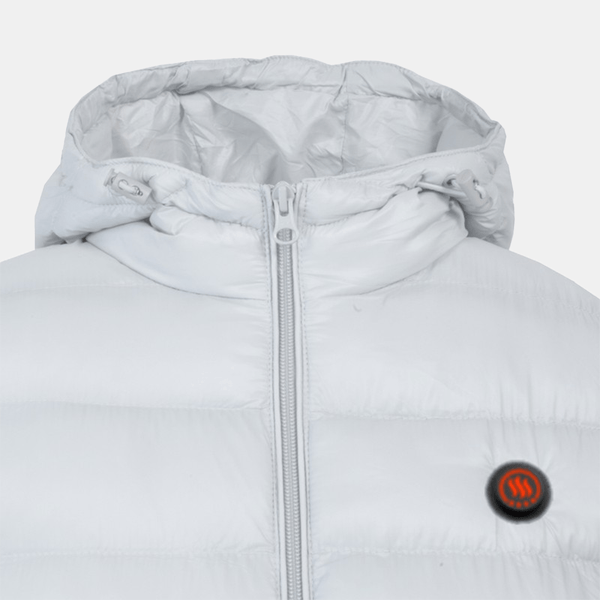 Glovii - Lämpötakki Naisille Vaaleanharmaa