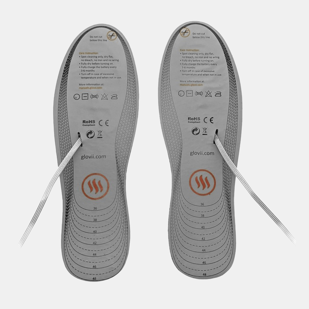 Glovii - Värmesulor för Skidåkning Ultratunna med Appstyrning - Nordiq Heat