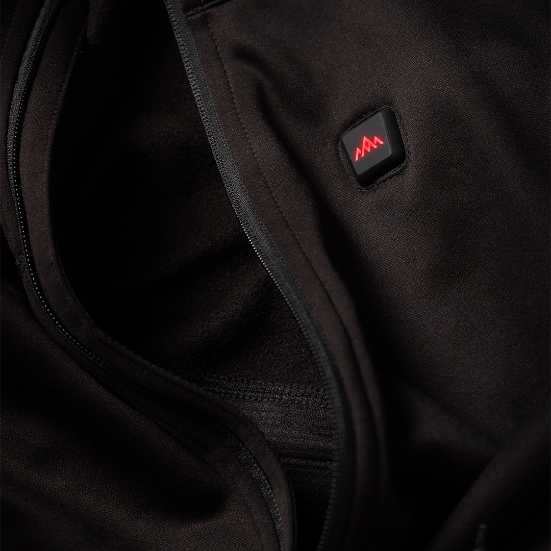 HeatX - Värmefleece Herr Svart - Nordiq Heat