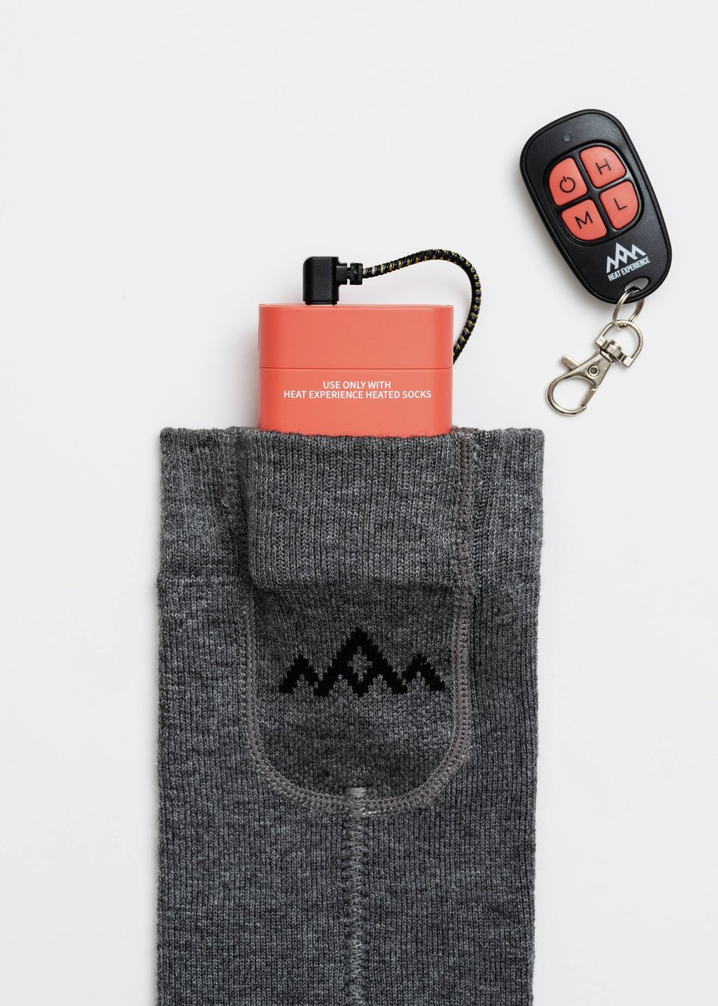 HeatX - Värmestrumpor Everyday Olivgrön med Batteri, Värmestrumpor, från Heat Experience, hos Nordiq Heat