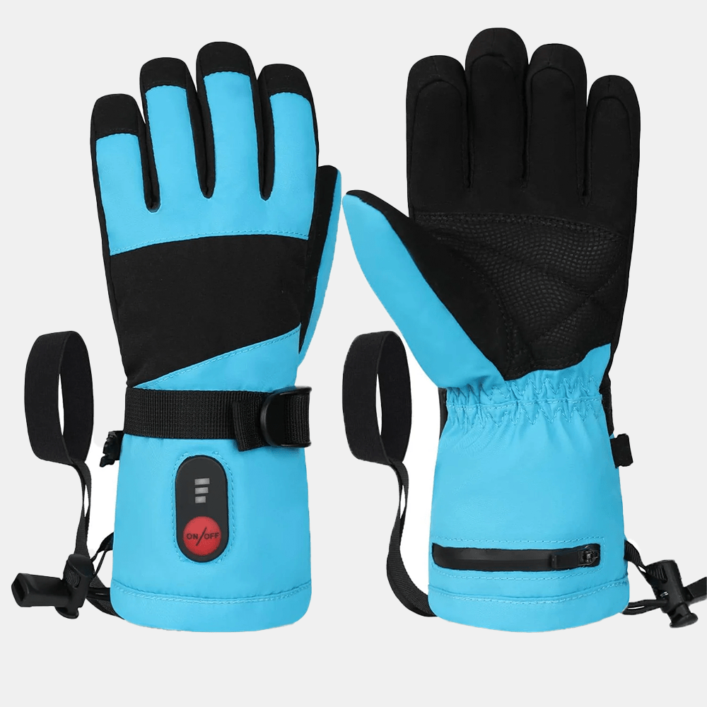 Savior Heat - Blå Värmehandskar för Barn - Nordiq Heat