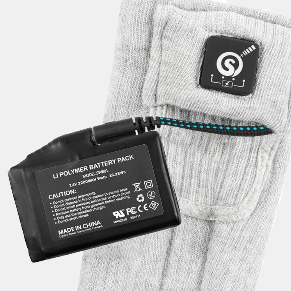Savior Heat - Värmestrumpor Unisex med Batteri Värmestrumpor Savior Heat - Nordiq Heat