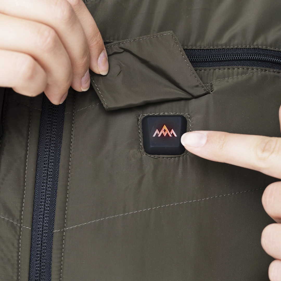 HeatX - Lämmitettävä liivi Jakt Dam – Vihreä/Musta